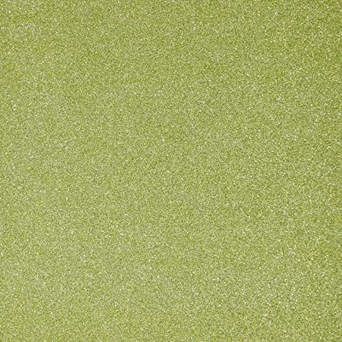צרור - 2 פריטי קרטון - ירוק סיד - כיסוי 12 x 12 אינץ ' - 65 קילוגרמים; נצנצים ירוקים בהירים - 12 x