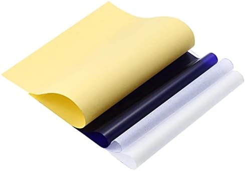 100 יחידות נייר העברת קעקוע A4, 4 שכבות 8.19x11.61 אינץ 'סטנסיל נייר העברת נייר העברת קעקוע עותק נייר מעקב