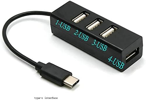 MBBJM Type-C עד 4-יציאה USB 3.0 רכזת USB 3.1 מתאם טיפת מתאם מתאם מתאם רכב ממיר כבל