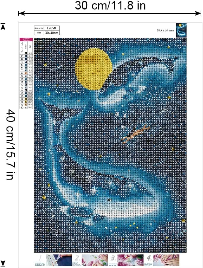 ערכות ציור יהלומים של Washwow 5D, צבע אמנות לפי מספר למבוגרים, ערכות Diamond Dutz בהתאמה אישית