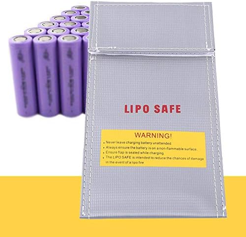 Keenso RC בטיחות סוללות שקית חסימת אש Lipo הגנה על שמירה על טעינה של שקיית שקית מגן 100 * 200 ממ