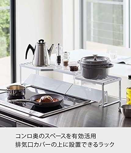 תעשיות ימאזאקי 5266 מעל כיסוי לשקע הפליטה, מתלה אחורי לתנורים, 29.5 אינץ ', לבן, בערך. W32.5 x D7.1