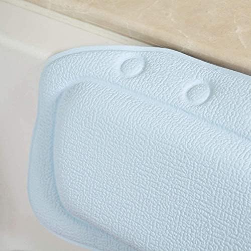 כרית אמבטיה של Adapey, כרית אמבטיה אטומה כריות PVC אטומות למים עם כוסות יניקה כרית אמבטיה כרית כרית ראש צוואר