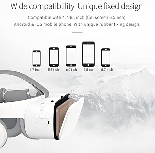 משקפי מציאות מדומה במסך מלא משקפי מציאות מדומה 3 עם שלט רחוק, משקפי מציאות מדומה סטריאו מקוריים 3 לאייפון