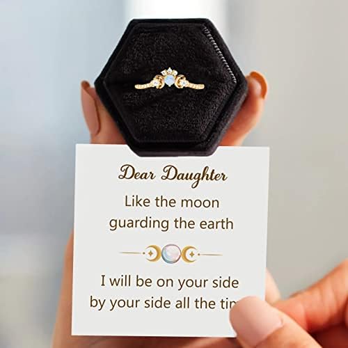 2023 חדש כפול חן טבעת כרטיס מיקרו פייב זירקון נשים אירוסין טבעת תכשיטי אמא בת קשר טבעת
