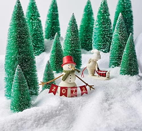 מחלקה 56 זיכרונות חג המולד של Snowbabies 2022 איש שלג מתוארך פסלון, 5.43 אינץ ', רב צבעוני