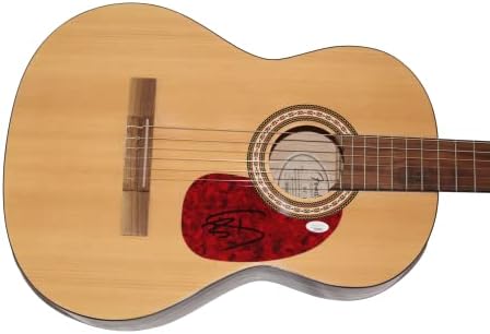 בריאן קלי חתם על חתימה בגודל מלא פנדר גיטרה אקוסטית ב/ ג 'יימס ספנס אימות ג' יי. אס. איי קואה - מוזיקת