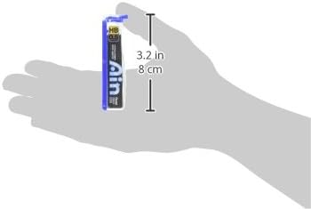 פנטל עיפרון מכני עופרת היי-פולימר Ain 0.5 ממ, HB, 60 ממ x 40 עופרת