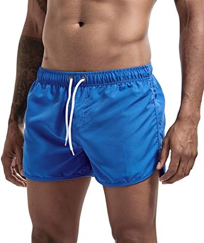 מכנסי גלישה לגברים של Wenkomg1 שחייה מהירה מכנסיים קצרים יבש מכנסי חוף הוואי קיץ אביב אביב בגדי