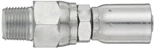 איטון Weatherhead Coll-O-Crimp 05E-J04 צינור זכר מתאים, AISI/SAE 12L14 פלדת פחמן, 5/16 זיהוי צינור, 1/4 גודל