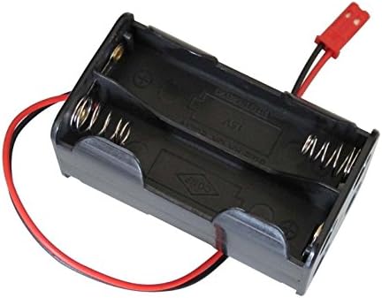 3pack Sharegoo 02070 4 Cell AA מיכל סוללה מחזיק מחזיק תיבת חבילה JST מקלט תקע תואם ל- HSP Redcat 1/8 1/10