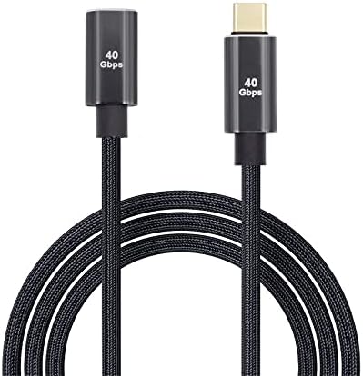 cablecc 40 ג'יגה -ביט לשנייה USB4 כבל הרחבה זכר לנקבה עם טעינה של 100 וואט ו 8K@60Hz 30 סמ