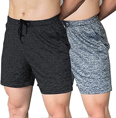 מכנסיים קצרים של Togym Mens קצרים 5 אינץ 'פיתוח גוף מהיר ייבוש אתלטי קצר