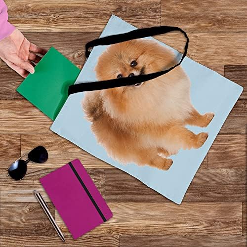 מתנות פומרניות לבעלי חובבי כלבים - תיקי כתפיים לשימוש חוזר עם כלבים על - 4 צבעים