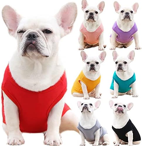 בגדי אפוד כלבים של חיות מחמד של זבורו לכלבים גדולים בינוניים, סווטשירט חולצת חולצה בצבע אחיד כותנה,
