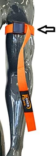 Shihan Power-Sports Orange Bicep Strap Max Bicep להקות אימונים עוזרות לך להשיג שרירים מהיר יותר Biceps