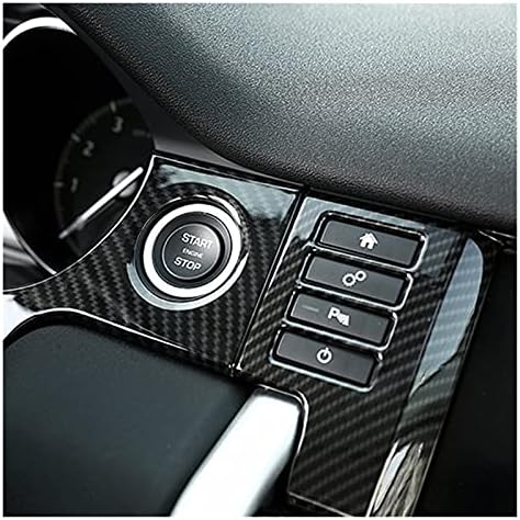 יאני רכב ABS ABS פחמן סיבי סיבי מחוונים לקישוט מסגרת מסגרת כושר מתאים ל Land Rover Discovery Sport