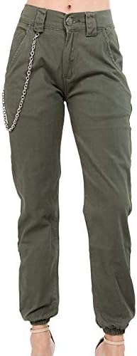 מסוואת MMKNLRM עם התאמה לחגורת ג'וג'ר מתאימה מכנסיים רזים מטען מכנסי נשים מותניים גבוהים מכנסי יוגה