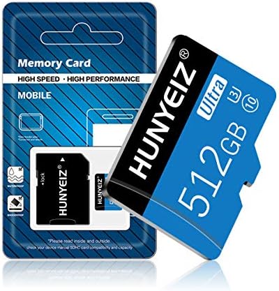 כרטיס זיכרון כרטיס זיכרון מיקרו 512 ג ' יגה-בייט כרטיס זיכרון מהיר 10 למצלמה, טאבלט, מחשב, סמארטפון,מעקב,