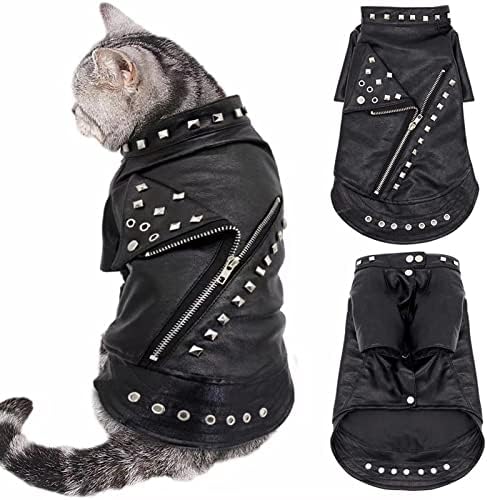ז'קט חתול עור ג'ויקסיווה כלבים חמים מעיל בגדי חתול סתיו בגדי חיות מחמד חורף בגדי גור תלבושות לחתלתול תלבושות
