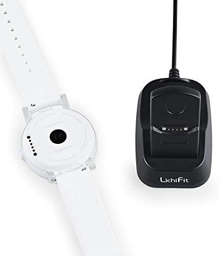 2 ב -1 מטען USB נייד טעינה טעינה עבור Ticwatch E צל קרח חכם נוח ביותר ועבור Ticwatch S Smartwatch Stand Stand
