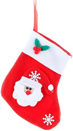 קטעי גרלנד למדרגות מתנות קישוט לחג המולד ציוד לחג המולד שקית מתנה עץ גרבי נופש גרבי חופשה קישוט אופנה ותלוי ביצי
