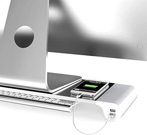 WETYG אלומיניום צג מוטל שטח שטח שולחן עגינה מעלה עם 4 מחשב נייד מחשב USB