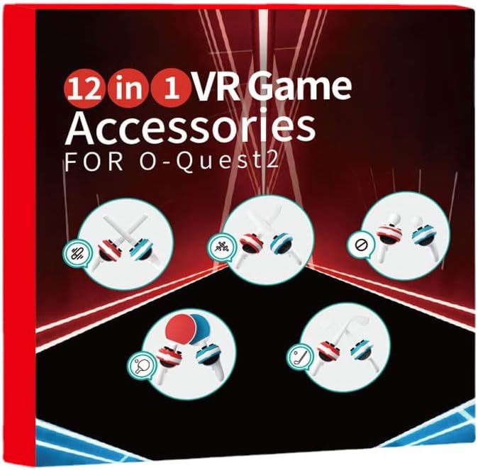 12 ב 1 גוף חישה בגוף סט אורות חישה כדור טניס טניס גולף עבור Oculus Quest 2 VR אביזרי משחק