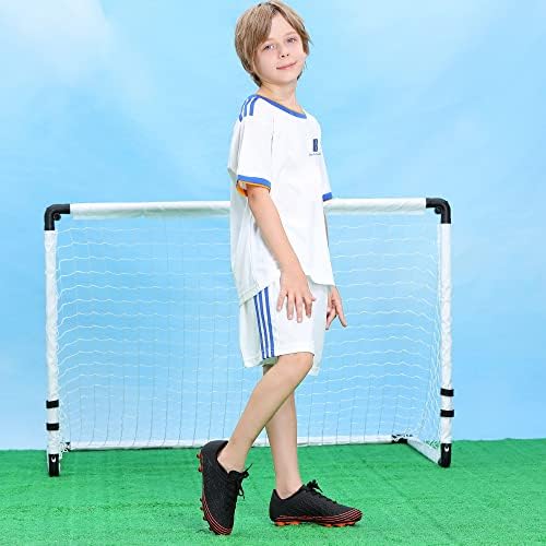 Broooman Kids Soccer Soccers Boys נעלי כדורגל חיצוניות