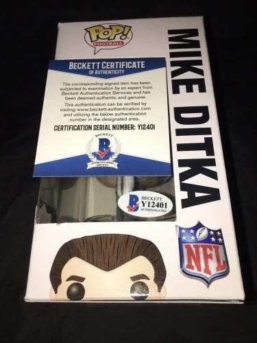 מייק דיטקה חתום רשמי של שיקגו ברס פאנקו פופ ויניל דמות מאמן בקט מס '2 - צלמיות NFL עם חתימה
