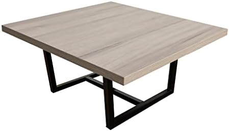קבון 24 על 24 אינץ 'חבילת שולחן עליונה של 2, משטח מרובע, למינציה הפיכה לשימוש ביתי או מסחרי, עובי 1 אינץ', אלון