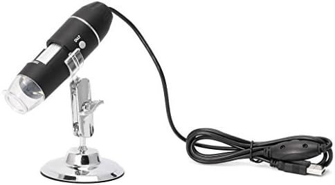 נא. מיקרוסקופ דיגיטלי חדש פי 1600 עם מעמד אחיזה, הגדלה מצלמת אנדוסקופ סטריאו 8 נוריות