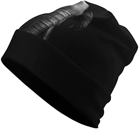 דיוקן של ראש פיל יוניסקס כובע כיפה רכה כובע גולגולת חמה כובע כובע סוודר לשינה מזדמן