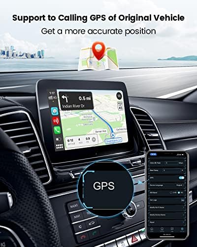 Carlinkit 4.0 השג את מתאם ה- Carplay & Android Auto Wireless, 2 ב -1 - התאמה למכוניות Carplay