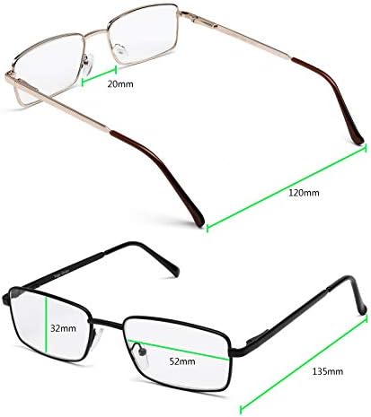 הצלחה משקפי קריאת משקפיים רב מתכת שפה מלאה משקפיים לקריאה עבור גברים ונשים