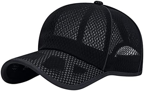 כובעי בייסבול מאוורר ספורט אופנה רשת נוחה נושמת רצועת כוונון נושם