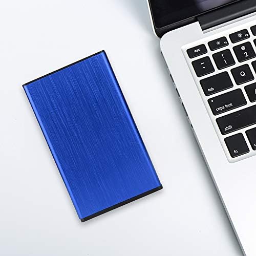 מארז דיסק קשיח נייד, 2.5 אינץ ' 2.0 מחשב נייד חיצוני נייד דיסק קשיח תיבת אלומיניום סגסוגת מוברש בכושר,