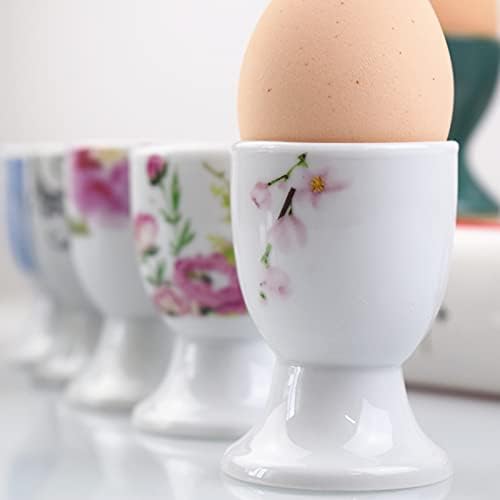 ביצה מחזיק קרמיקה ביצת מתלה ביצת מגש שולחן אחסון פורצלן יצירתי ביצת כוס כלי ארוחת בוקר מבושל ביצת בישול כלים