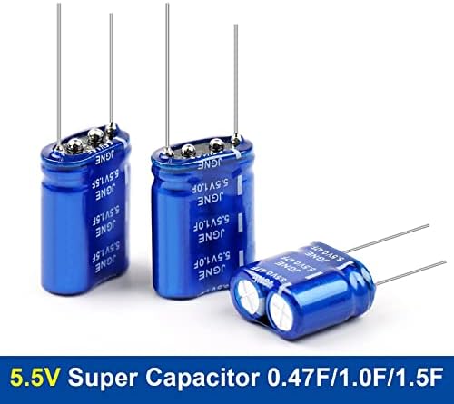 Basni 2PCS קבלים סופר 5.5V 0.47F/1.0F/1.5F שילוב קבלים של קבלים 5.5V קבלים מקליט רכב Supercapacitor