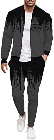 Skrk Mens מעצב חליפות זיעה Mens Mens Winter Winter Street Street Arven 'ז'קט ז'קט מכנסיים ציור שמן לבוש כושר