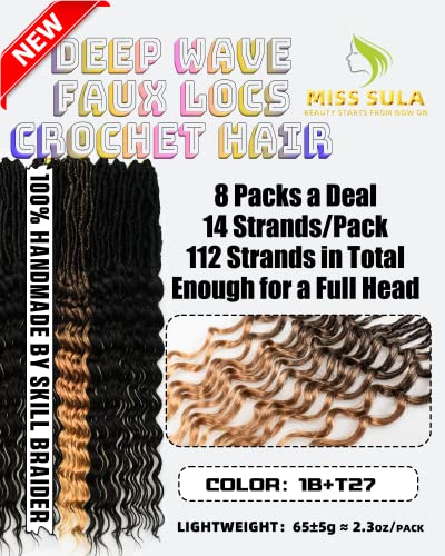 פו לוקס סרוגה שיער לנשים שחורות-24 סנטימטרים חבילות מראש כרך טבעי שחור + אומבר זהב סינטטי שיער הרחבות, רך