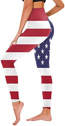 דגל אמריקאי 4 ביולי חותלות נשים הרמת ארהב 4 ביולי בקרת בטן חותלות תרגיל יוגה ספורט ריצה