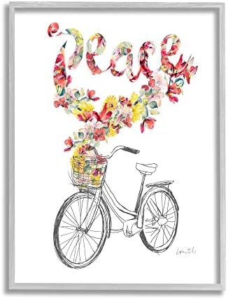 ביטוי שלום של תעשיות סטופל זר פרחים מוזר סל אופניים, עיצוב מאת לני לורת