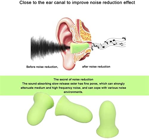 10 יחידים תקעי אוזניים ישנים ספוג בטוח נוח רך בידוד צליל מעולה גמישות גבוהה תקע אוזניים שחייה, 10 יחידים תקעים