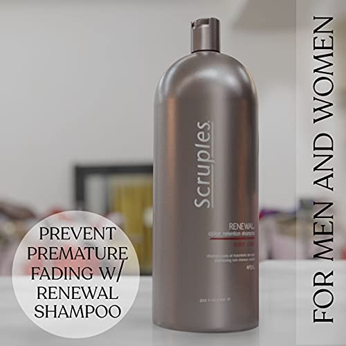 Scraples Scraple Scriple Shampoo שמירה על שיער מטופל בצבע - מונע צבע דהייה - לגברים ונשים עם כל צבע שיער - חבילה