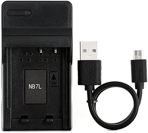 מטען USB NB-7L עבור Canon PowerShot G10, PowerShot G11, PowerShot G12, PowerShot SX30 הוא מצלמה ועוד