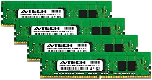 A-Tech 32GB ערכת זיכרון זיכרון זיכרון עבור Supermicro SYS-6029TR-HTR-DDR4 2400MHz PC4-19200 ECC רשום RDIMM