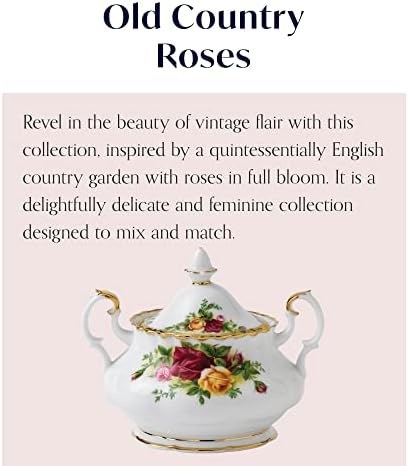 Royal Albert Old Country Roses Culdes Culd קערת סוכר, 11 גרם, רב