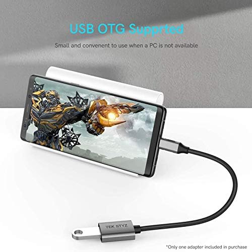 מתאם Tek Styz USB-C USB 3.0 עובד עבור Motorola Moto G Stylus 2021 OTG Type-C/PD זכר USB 3.0 ממיר נקבה.