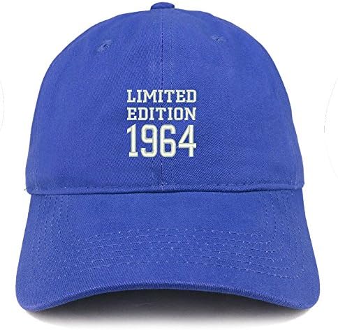 טרנדי הלבשה חנות מהדורה מוגבלת 1964 רקום מתנת יום הולדת מוברש כותנה כובע